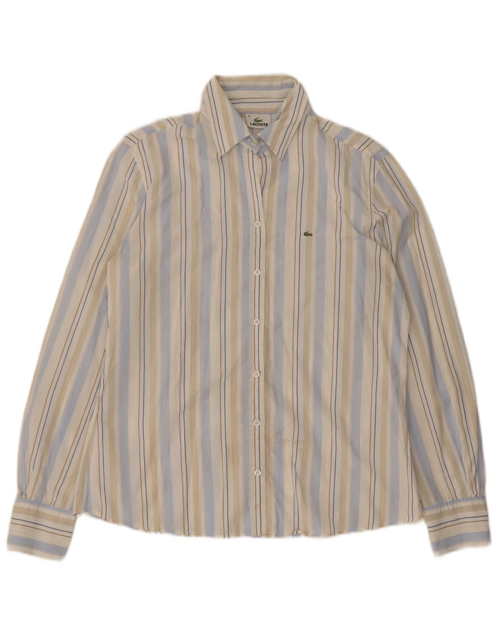 Koszula damska Lacoste rozmiar 44, duża, bawełniana w kolorowe paski