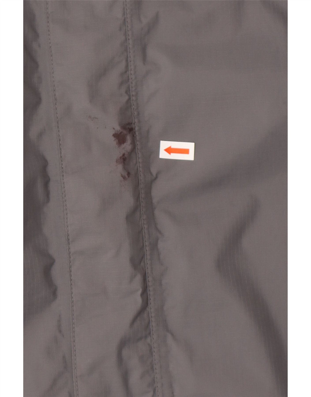 Męska kurtka przeciwdeszczowa z kapturem THE NORTH FACE UK 38 Średni szary nylon