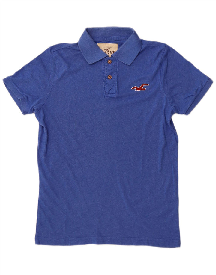 Męska koszulka polo HOLLISTER w kolorze średnioniebieskim