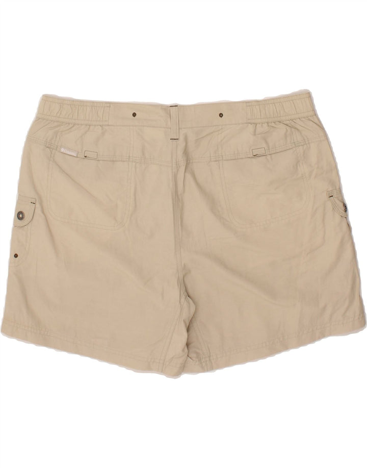 COLUMBIA Womens Cargo Shorts XL W38  Beige Cotton Vintage Columbia and Second-Hand Columbia from Messina Hembry 
