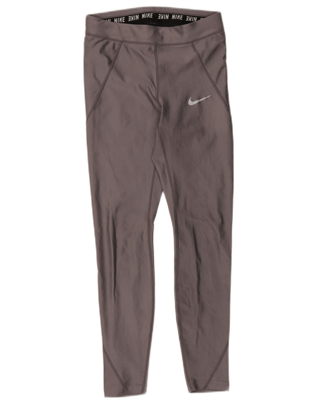 Damskie legginsy NIKE Dri Fit UK 6 XS, szary poliester