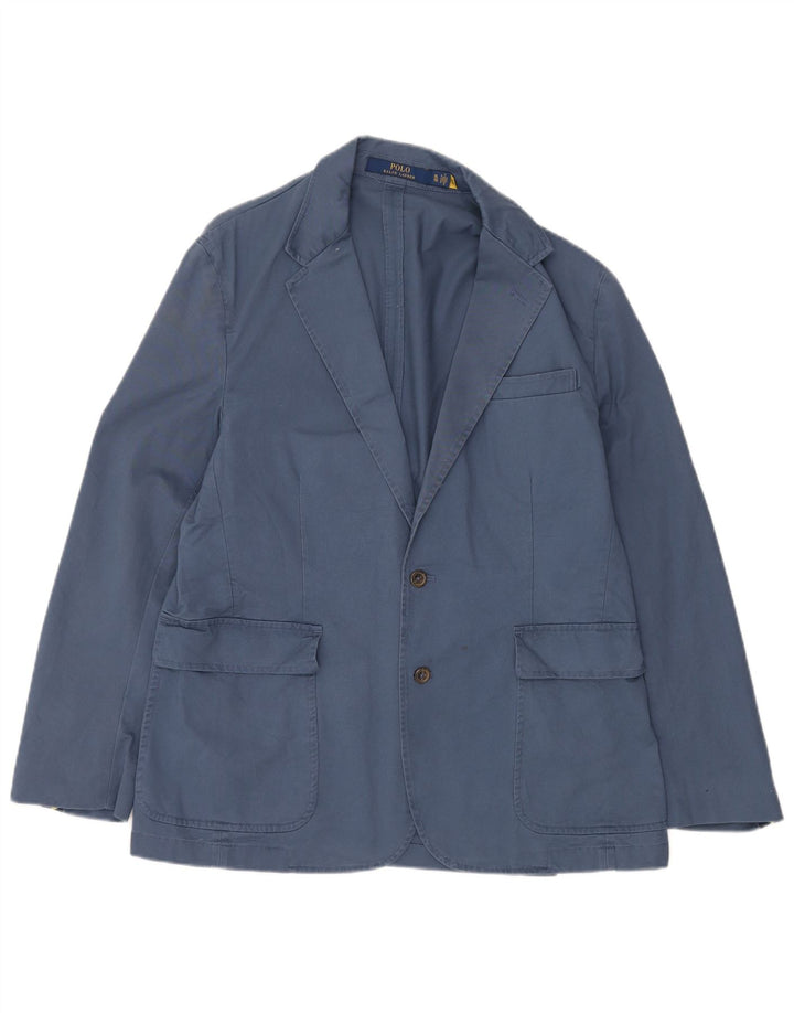 POLO RALPH LAUREN Męska marynarka zapinana na 2 guziki, UK 42 XL, granatowa, bawełniana