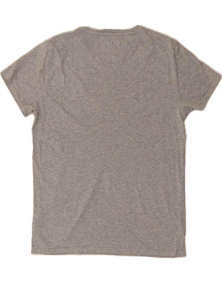 TOMMY HILFIGER Mens Regular Fit T-Shirt Top Medium Grey Cotton Vintage Tommy Hilfiger and Second-Hand Tommy Hilfiger from Messina Hembry 