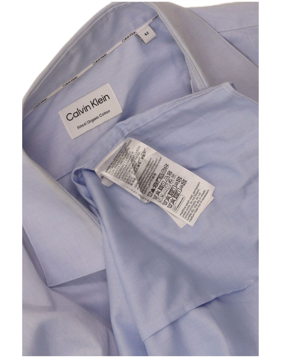 Koszula męska Calvin Klein rozmiar 42, duża, niebieska, bawełniana