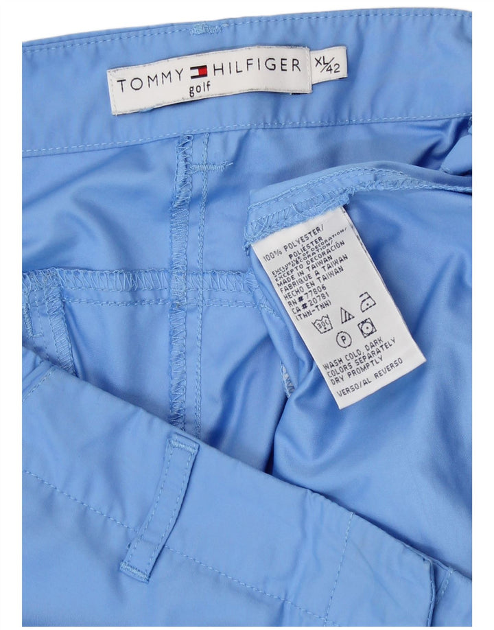Damskie spodnie Chino Golf Bootcut Tommy Hilfiger XL W36 L31 Niebieski poliester