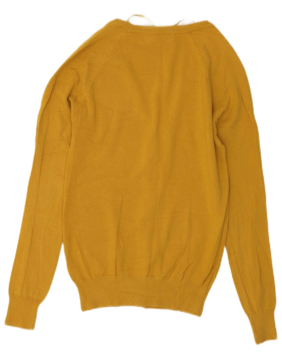 Sweter damski Zara Cardigan UK 12 Średni żółty bawełniany