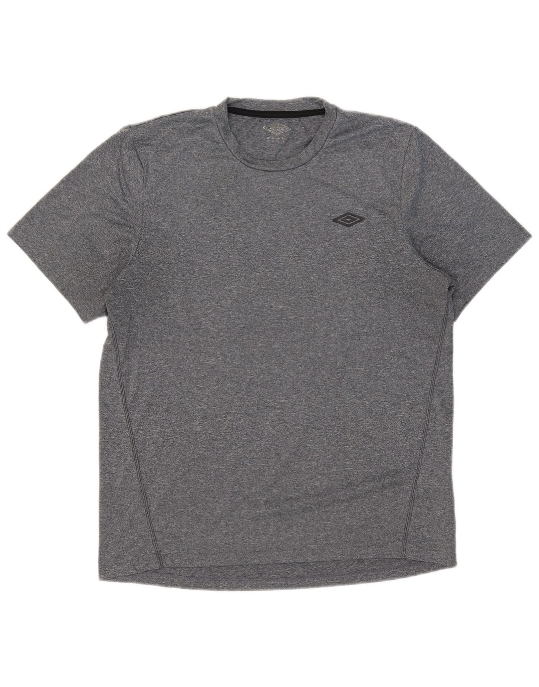 T-shirt męski Umbro, średni szary, nakrapiany poliester