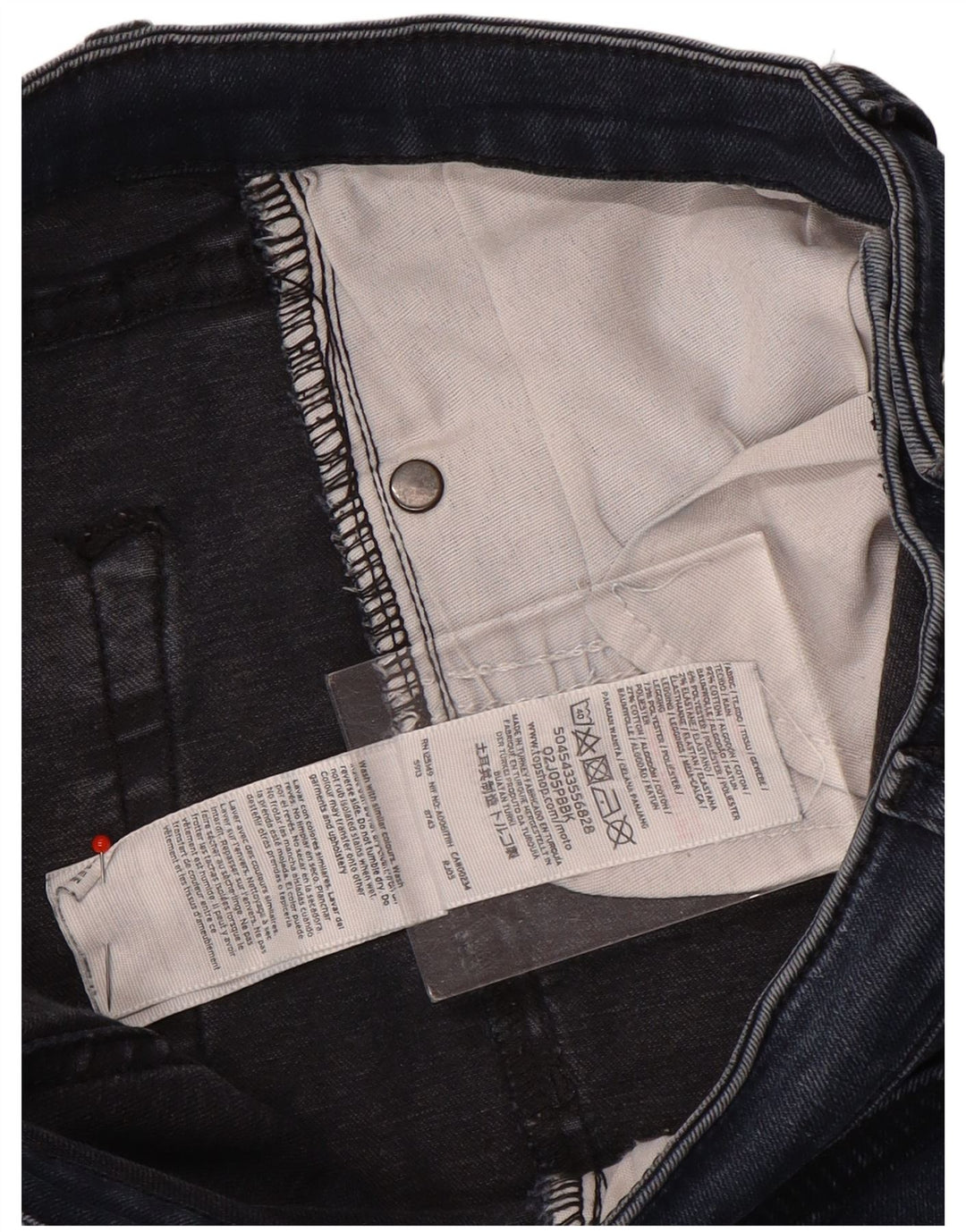 Damskie jeansy Skinny Topshop W28 L28 Granatowy poliester