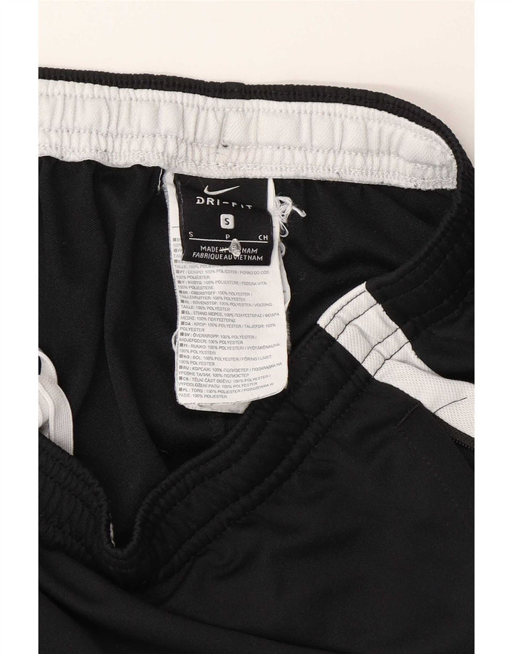 Damskie spodnie dresowe Nike UK 8, małe, czarne, poliestrowe, sportowe