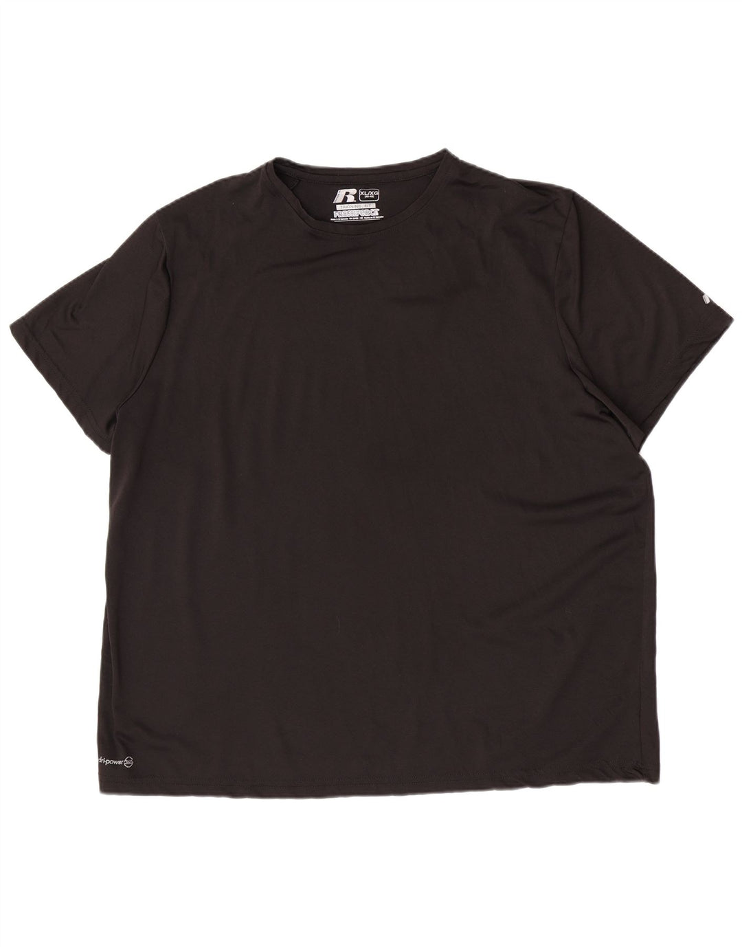 Męski T-shirt Russell Athletic Dri-Power Top XL, czarny, poliester