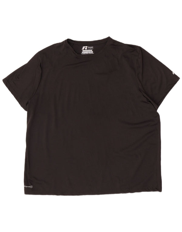 Męski T-shirt Russell Athletic Dri-Power Top XL, czarny, poliester