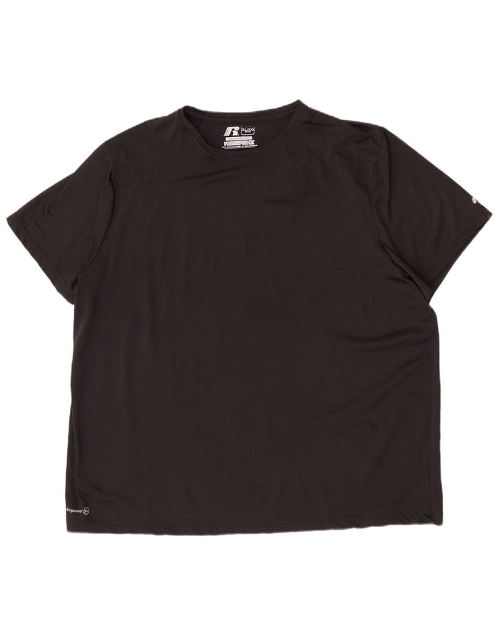 Męski T-shirt Russell Athletic Dri-Power Top XL, czarny, poliester