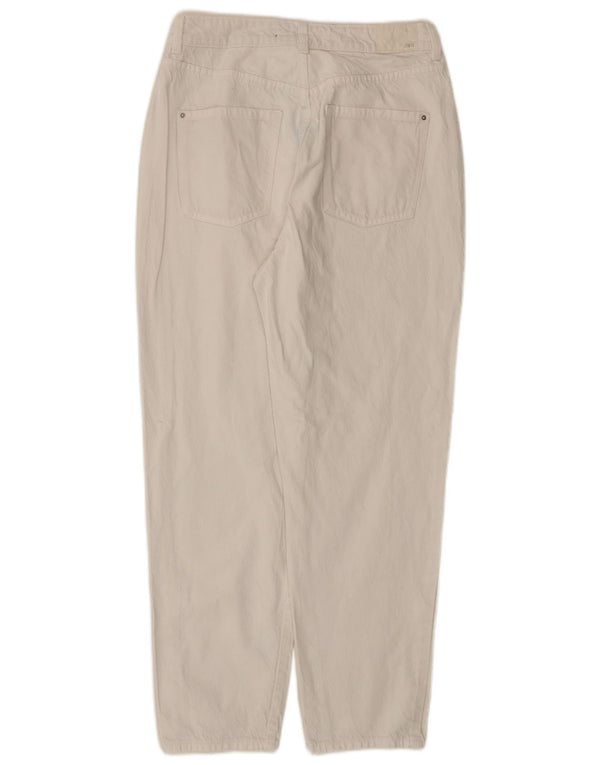 Damskie jeansy z wysokim stanem Zara EU 40 Medium W30 L27 Białe