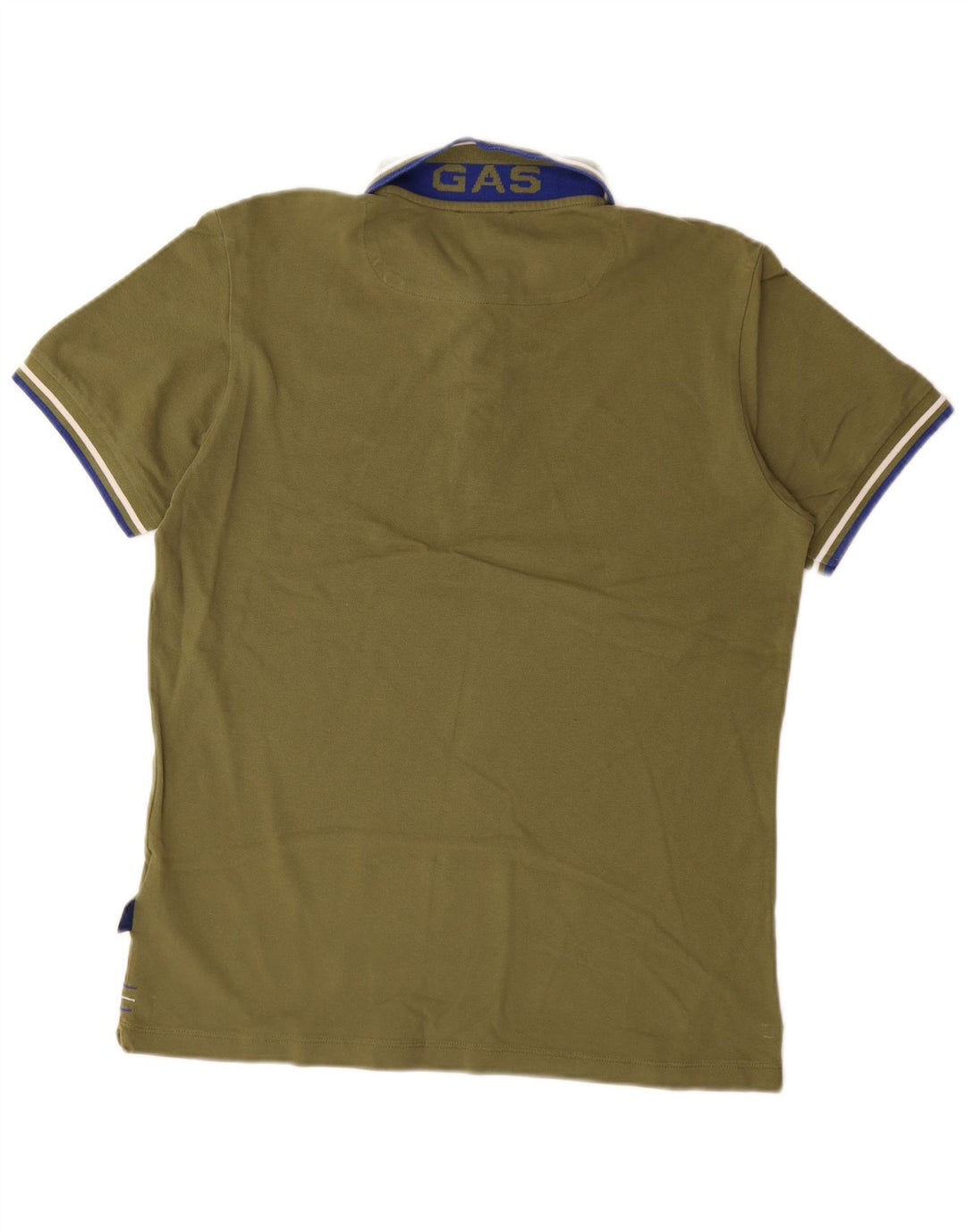 Męska koszulka polo Gas, duża, bawełniana w kolorze khaki