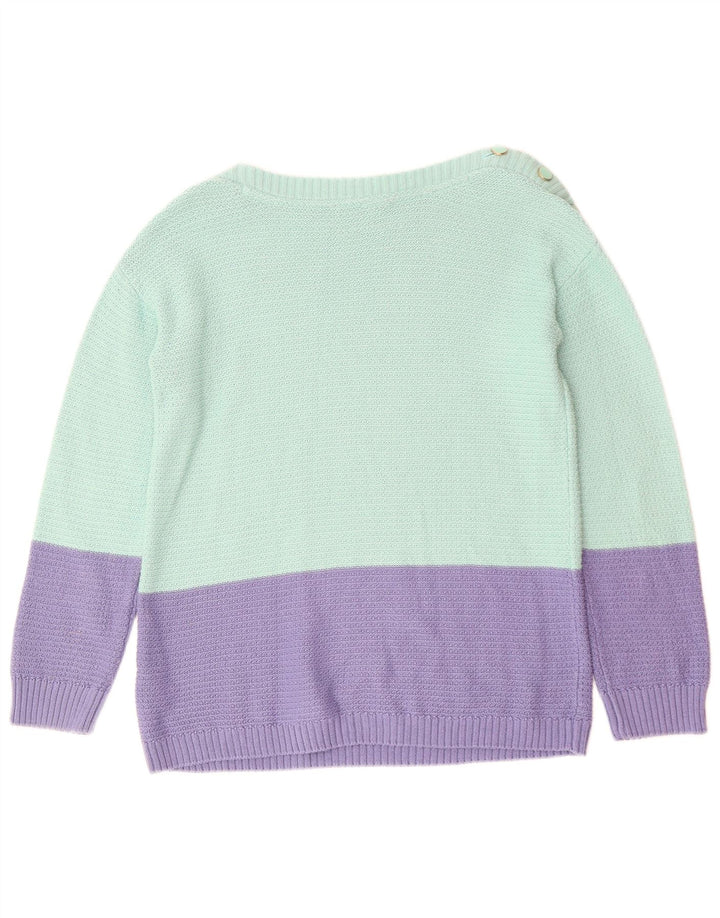 Crew Clothing Damski sweter z dekoltem w łódkę UK 12, średni zielony