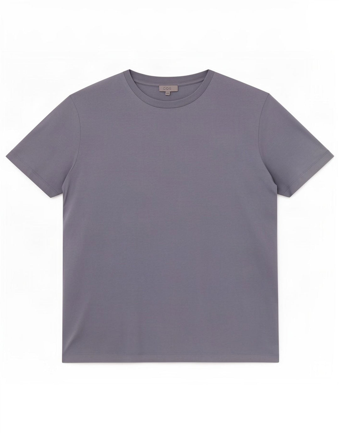 Cos Męski T-shirt Top, duży, niebieski, bawełniany