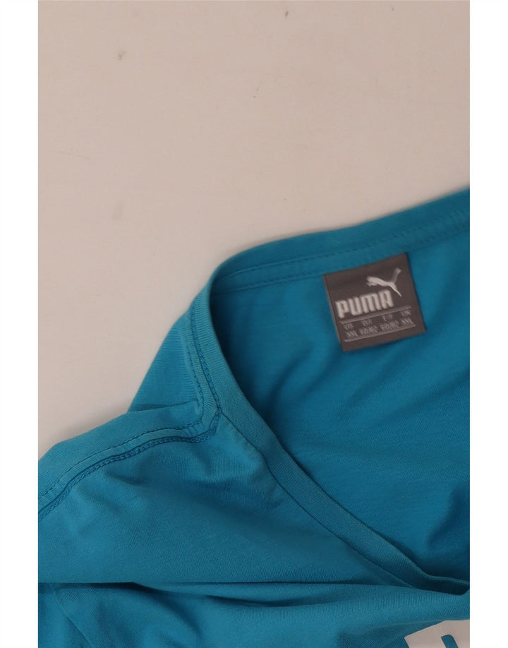Męska koszulka z grafiką Puma Top 2XL w kolorze niebieskim