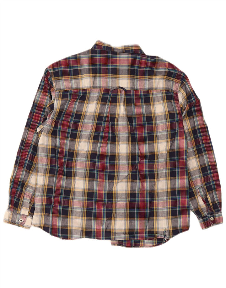 Wrangler Chłopięca koszula flanelowa 15-16 lat XL, wielokolorowa, bawełniana w kratę
