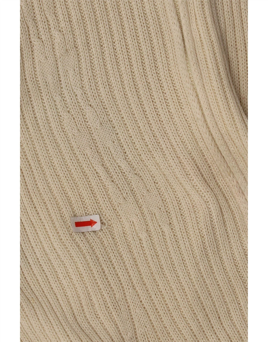 Sweter damski CERRUTI 1881 UK 12, średni, złamanej bieli, bawełniany