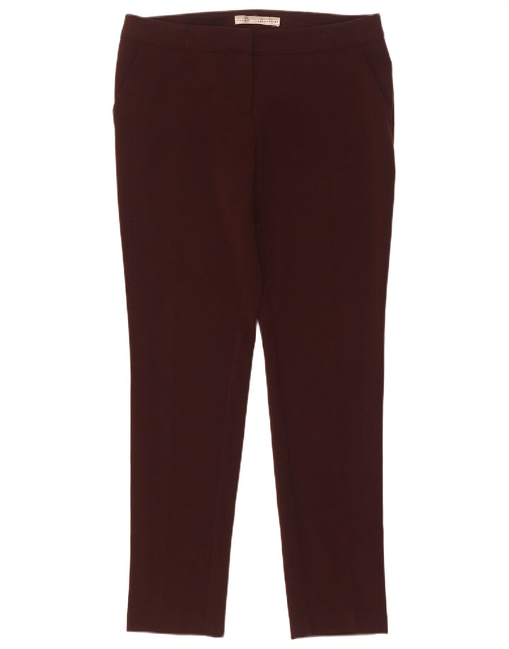 Spodnie damskie Daniele Alessandrini Slim Chino IT 42 Medium W32 L30 Bordowe