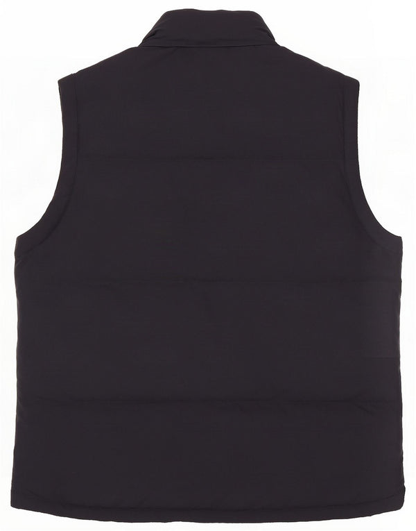 Kappa Mens Hooded Padded Gilet UK 38 Medium Navy Blue Polyester