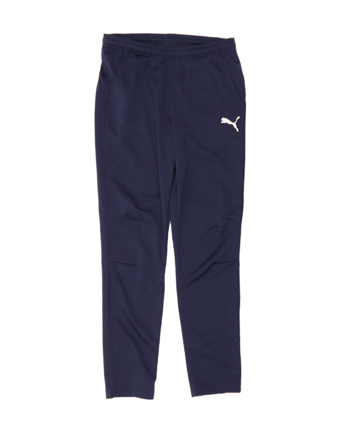 PUMA Mens Tracksuit Trousers Medium  Navy Blue Polyester Vintage Puma and Second-Hand Puma from Messina Hembry 