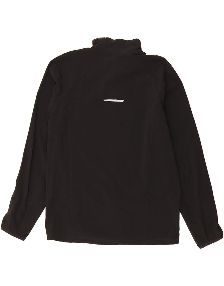 EDDIE BAUER Mens Tracksuit Top Jacket Medium Black Polyester Vintage Eddie Bauer and Second-Hand Eddie Bauer from Messina Hembry 