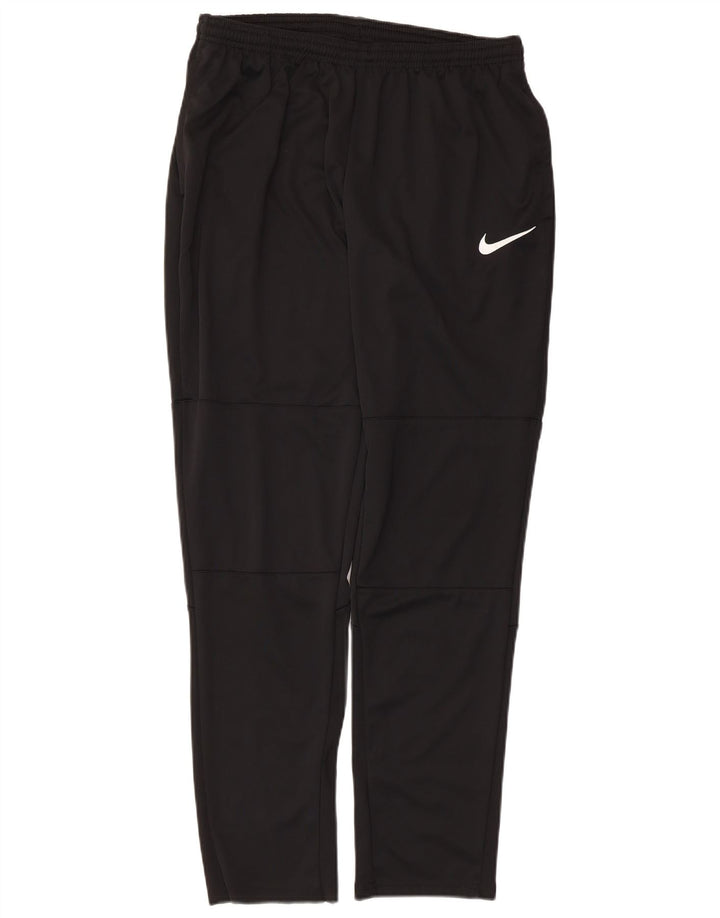 Męskie spodnie dresowe Nike Dri Fit, duże, czarne, poliestrowe