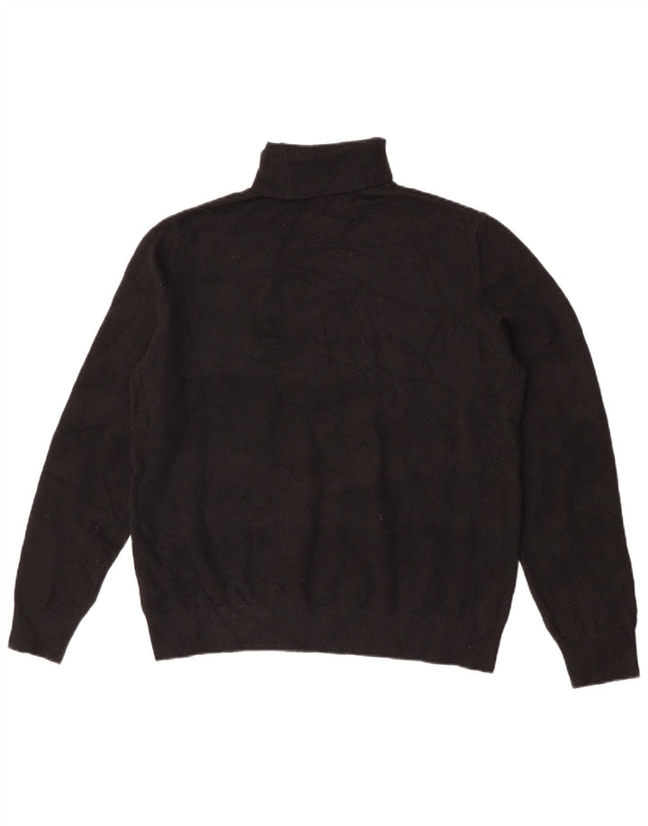 Marks & Spencer Damski sweter z golfem UK 14, średni czarny