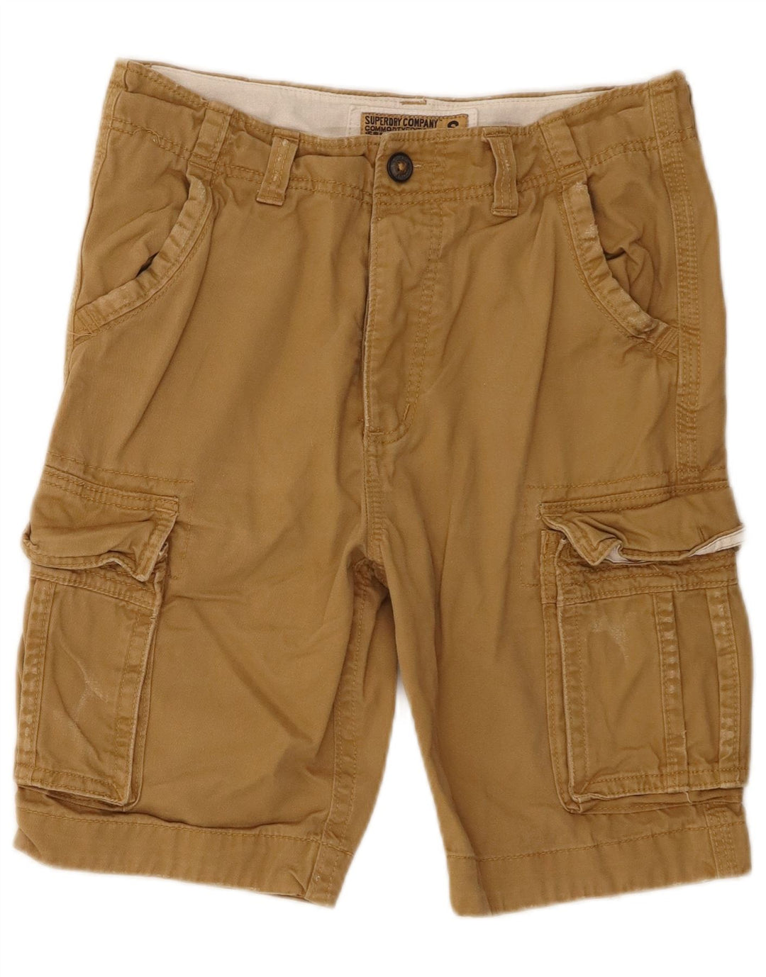 Męskie spodenki cargo Superdry W29, beżowe, bawełniane