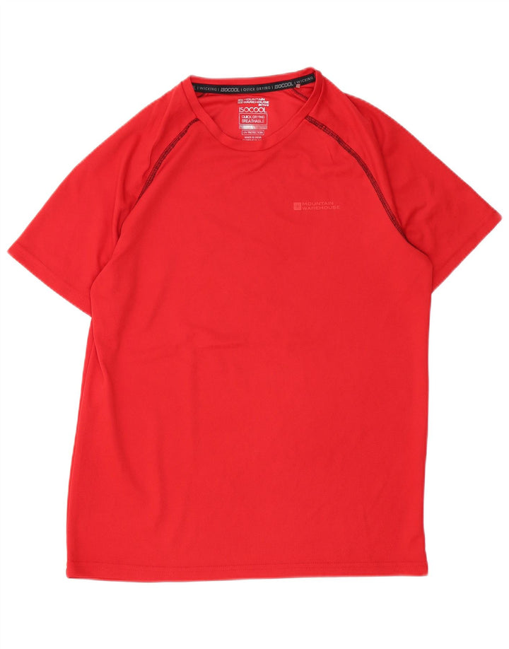 Męski T-shirt Mountain Warehouse IsoCool, średni czerwony