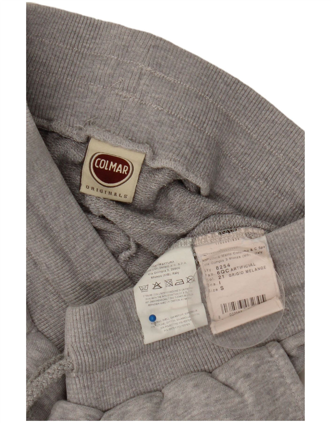 Męskie spodnie dresowe Colmar Joggers Small Szare plamki bawełniane