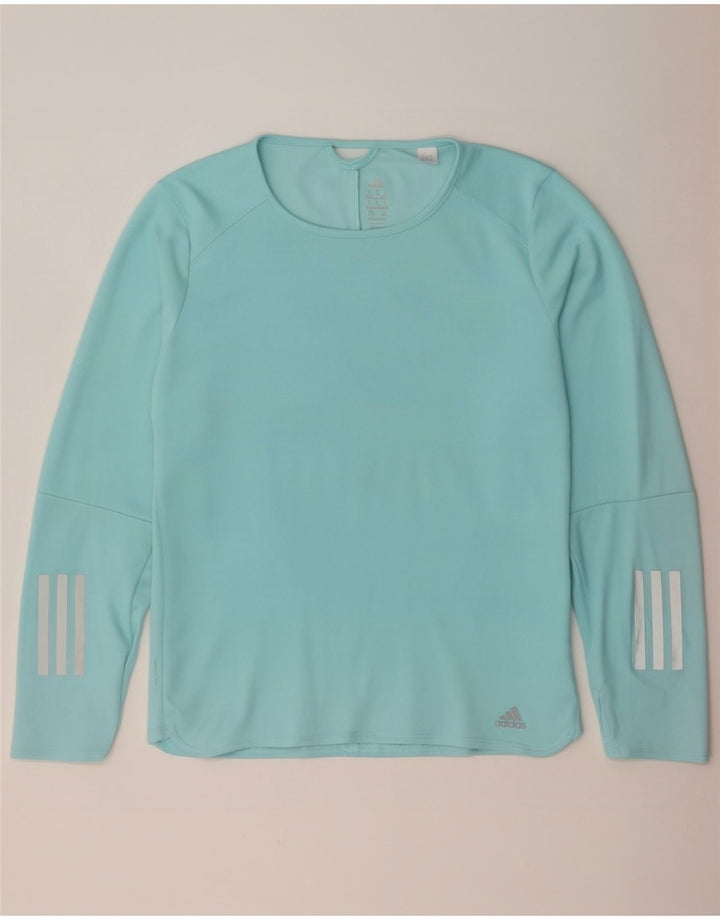 Damska koszulka Adidas Climacool z długim rękawem, UK 12/14, średni niebieski poliester