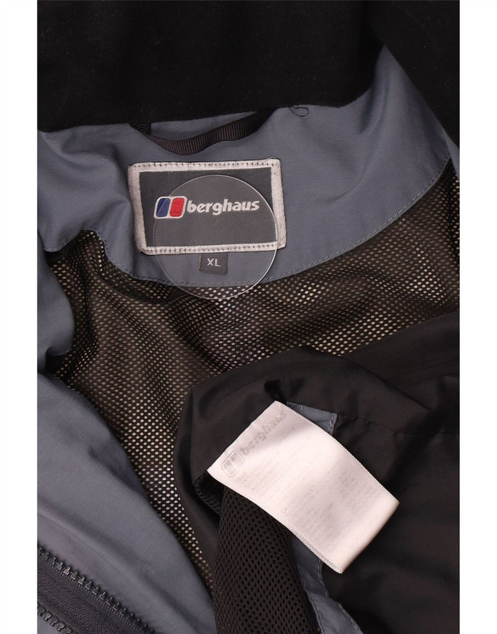 Męska kurtka przeciwdeszczowa z kapturem Berghaus UK 42 XL, granatowa, poliester