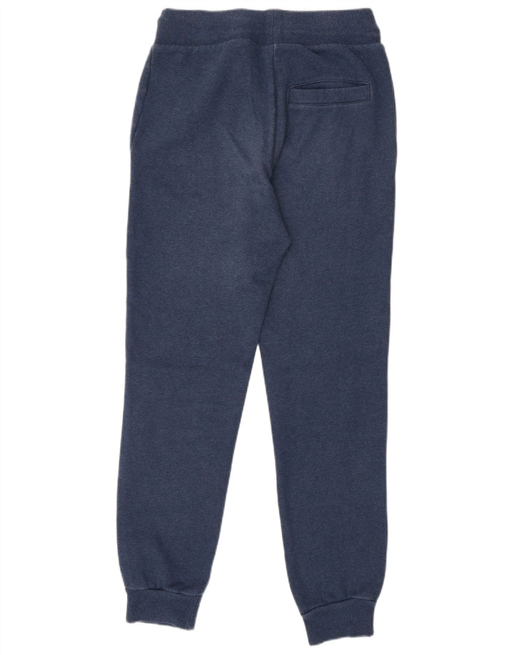 Damskie spodnie dresowe Adidas Joggers UK 8 Małe, granatowe, bawełniane