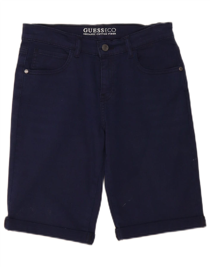 Spodenki jeansowe chłopięce Guess 13-14 lat W28, niebieskie, bawełniane