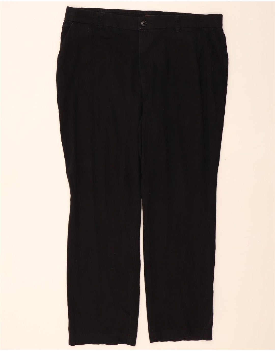 LEE Womens Straight Chino Trousers W38 L30 Black Vintage Lee and Second-Hand Lee from Messina Hembry 