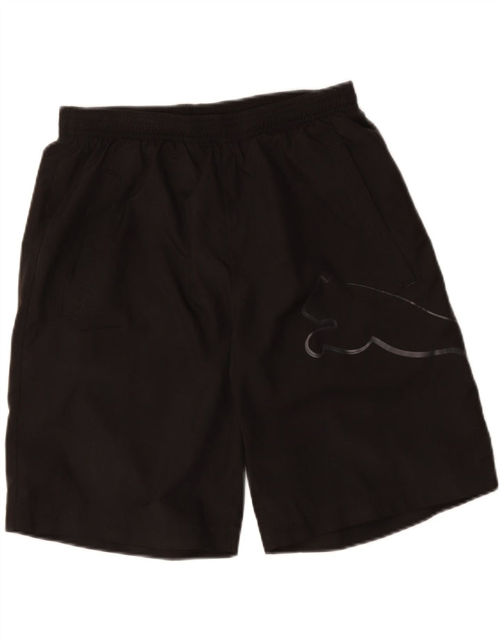 PUMA Mens Graphic Sport Shorts Medium  Black Vintage Puma and Second-Hand Puma from Messina Hembry 