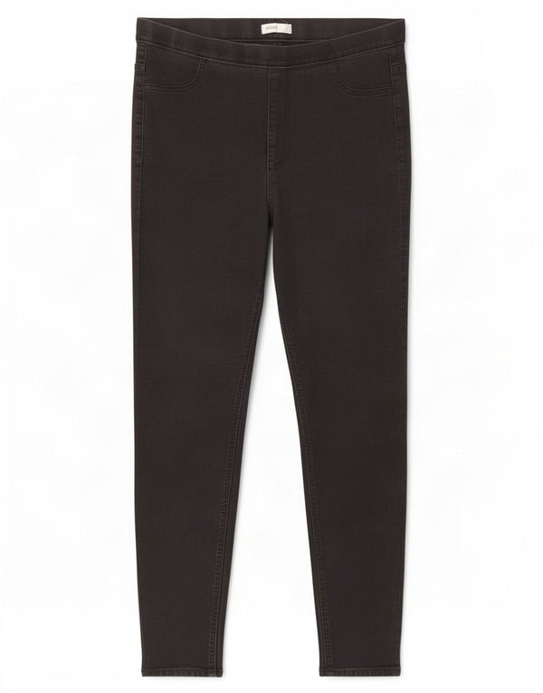 Marks & Spencer Womens Slim Jegging Jeans UK 16 Large W34 L29 Black Cotton