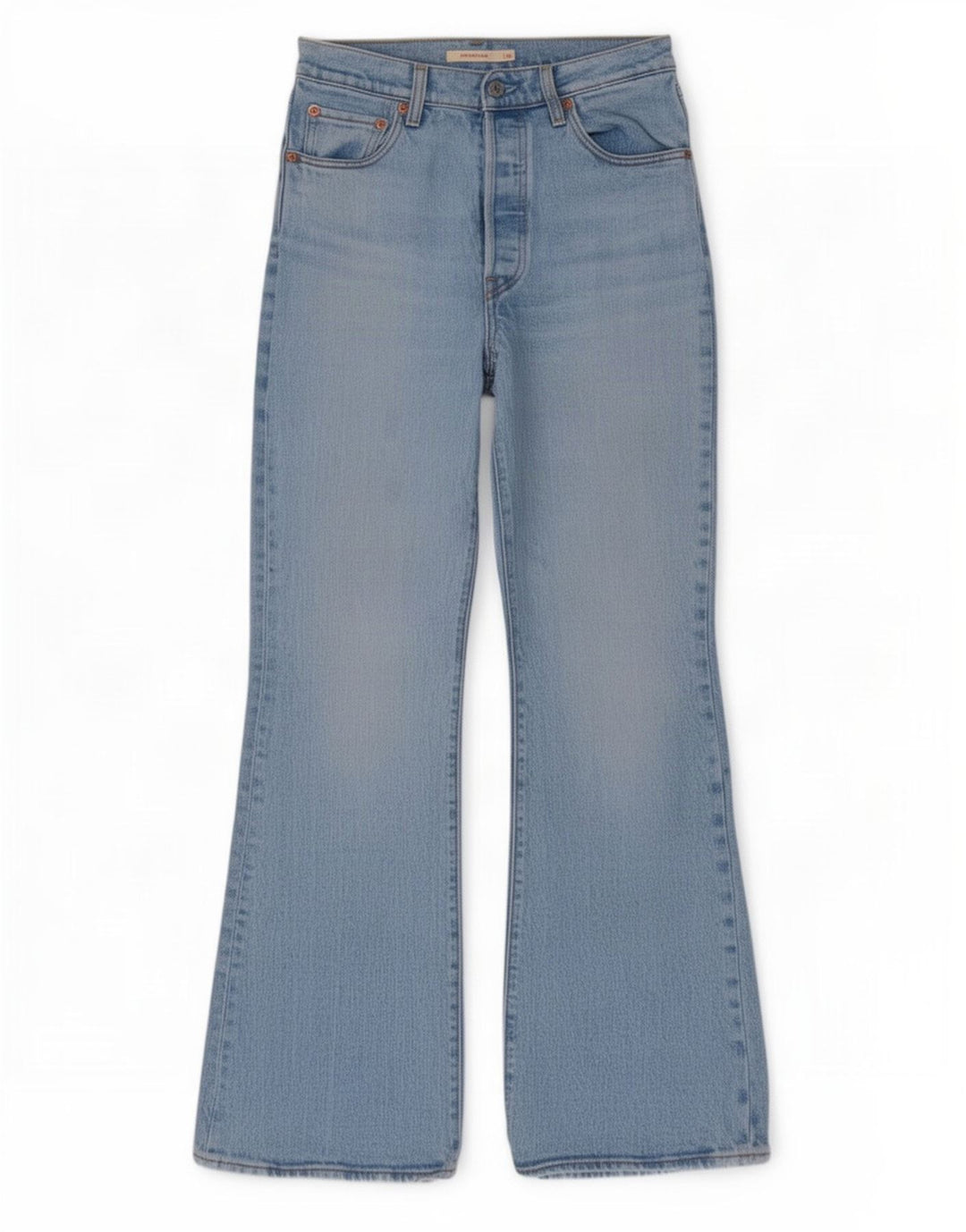 Damskie jeansy Levi's Ribcage Flared W26 L30 Niebieskie