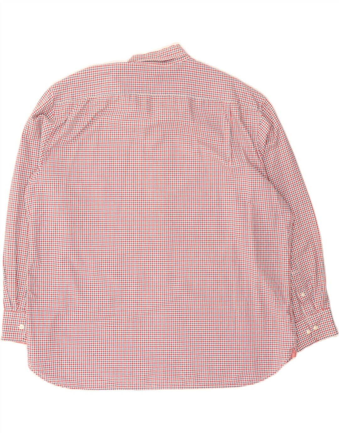 IZOD Mens Shirt 2XL Red Check Cotton Vintage Izod and Second-Hand Izod from Messina Hembry 