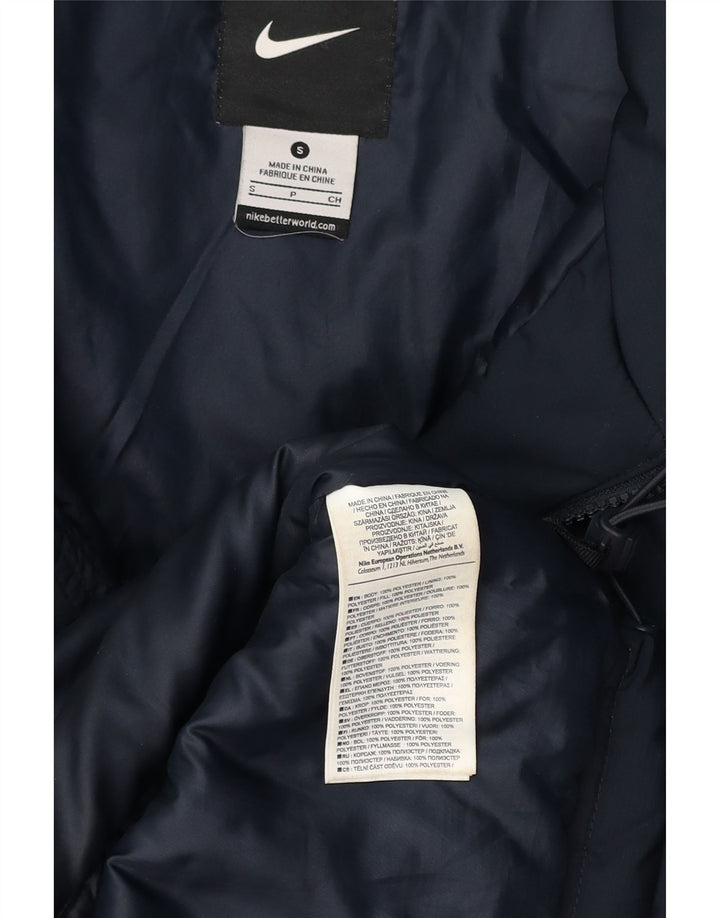 Męska kurtka wiatrówka NIKE UK 36, mała, granatowa, poliester