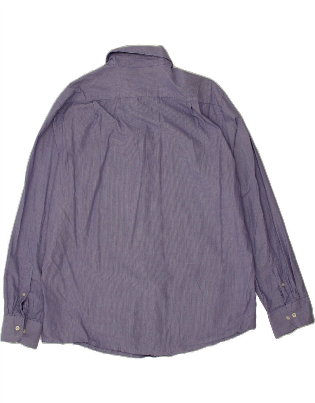 IZOD Mens Slim Fit Shirt XL Blue Striped Cotton Vintage Izod and Second-Hand Izod from Messina Hembry 