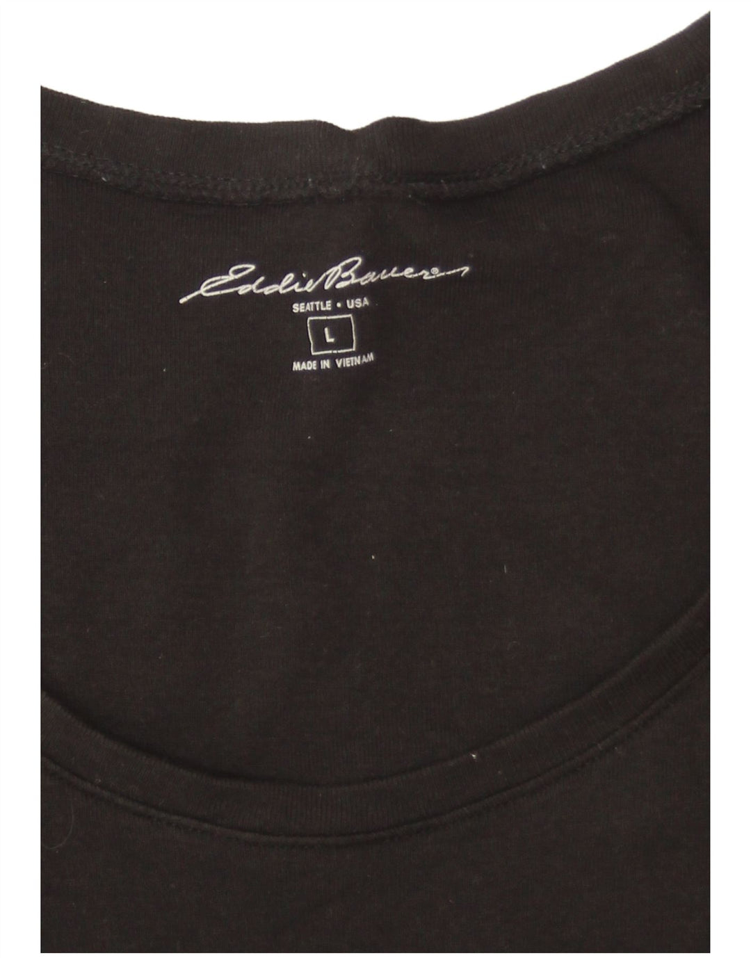 T-shirt damski EDDIE BAUER Top UK 16, duży, czarny