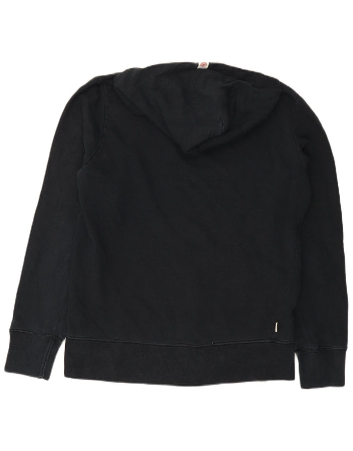 Męski sweter z kapturem Franklin Marshall, duży, czarny, bawełniany