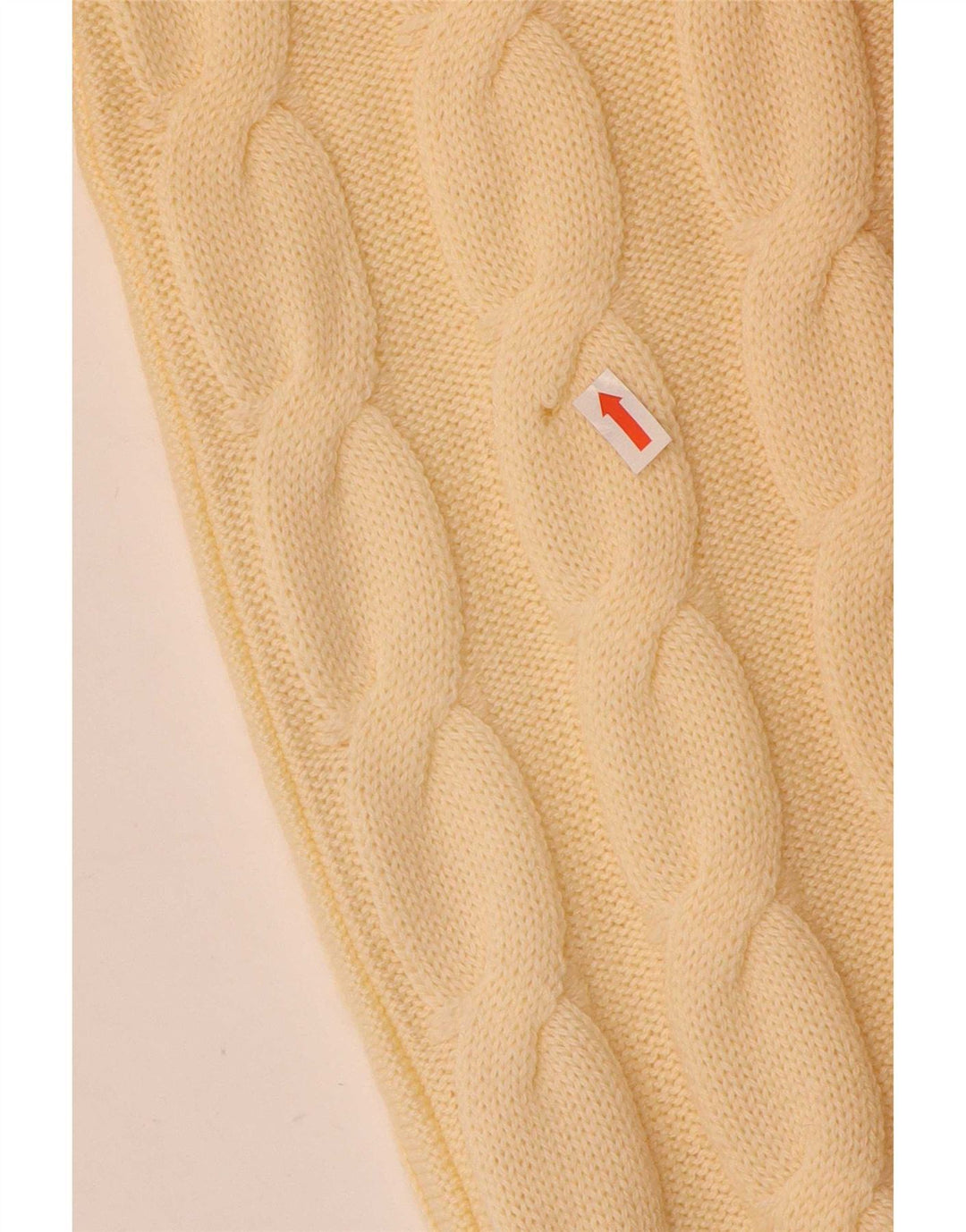 Męski sweter Fila z dekoltem w kształcie litery V IT 54 XL Beżowa wełna
