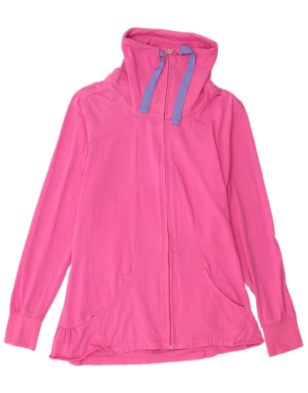 Kurtka damska Champion Heritage Fit Tracksuit Top UK 14, duża, różowa bawełna