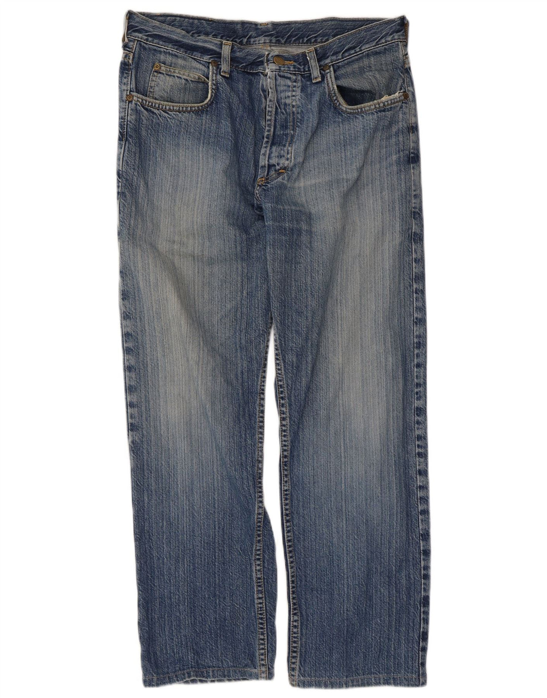 Męskie jeansy Lee Seattle Straight W34 L27 Niebieskie bawełniane