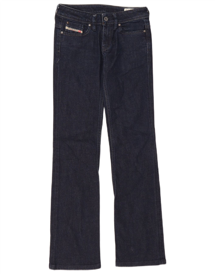 Diesel Damskie BEBEL Bootcut Jeans W25 L30 Granatowa Bawełna