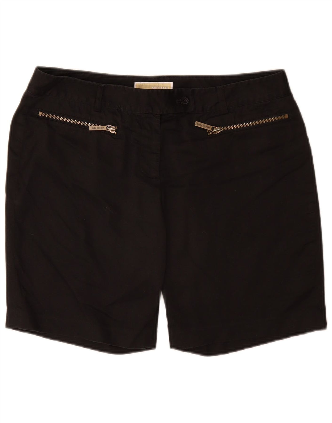 MICHAEL KORS Womens Casual Shorts US 8 Medium W32  Black Cotton